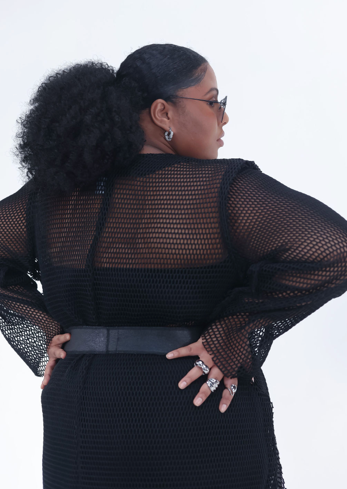 THE NIGHT OUT FISH NET JACKET