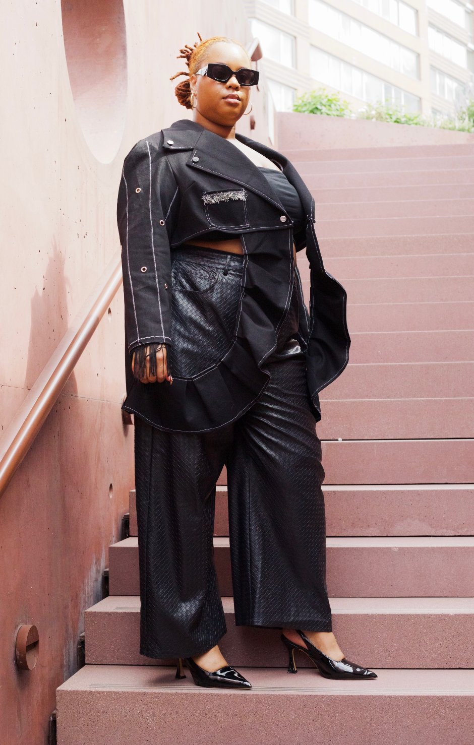 THE SOPH TOP BLACK DENIM