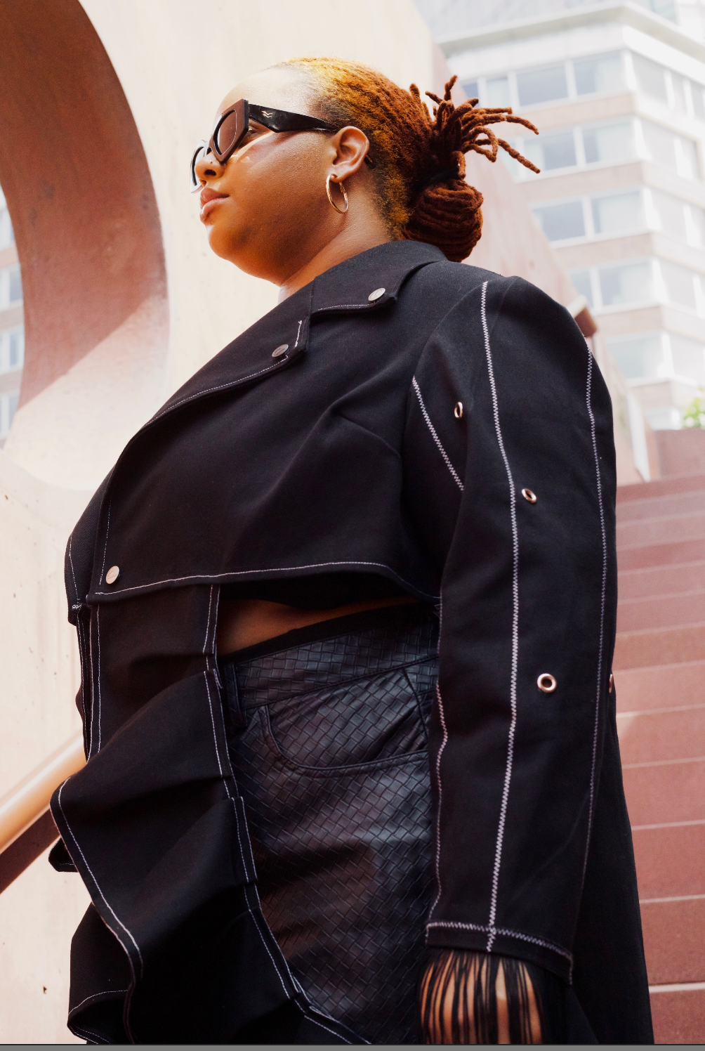 THE SOPH TOP BLACK DENIM